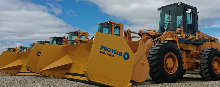Nate's Snow equipment with Pro-Tech plow lineup Nate's Snow equipment with Pro-Tech plow lineup