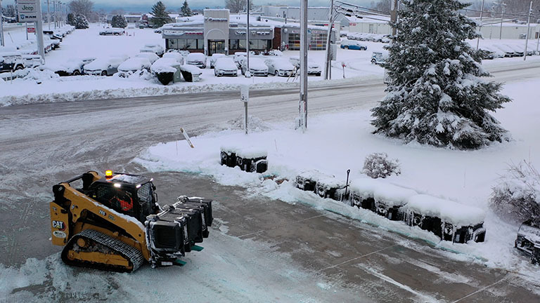 Nate's Snow salting property with SiteTote Nate's Snow salting property with SiteTote